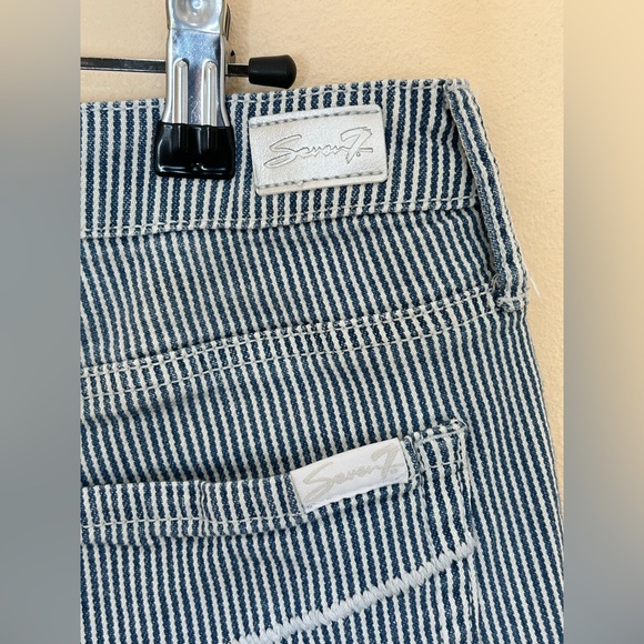 Seven7 sunset Bermuda striped size 14 - Picture 4 of 5